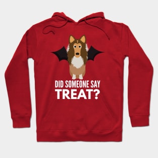 Rough Collie Halloween Trick or Treat Hoodie